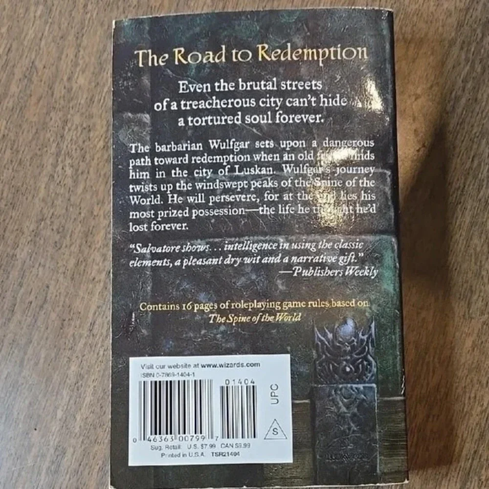 The‎ Spine of the World (Paths of Darkness #2) by R.A. Salvatore - Paperback